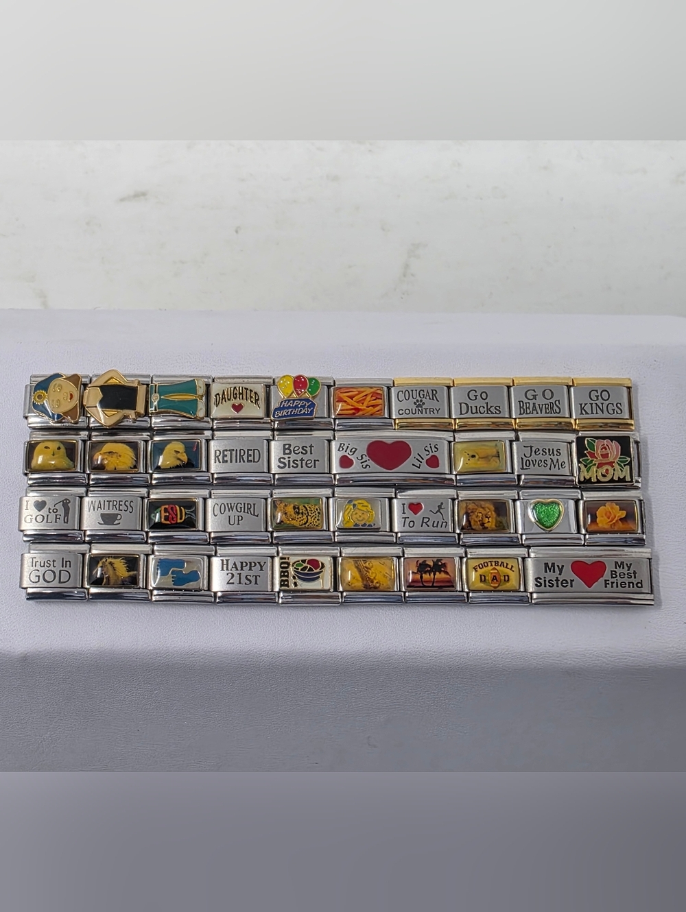 40 Italian Charms Vintage Early 2000’s